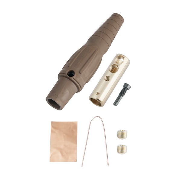 Marinco Cls20Fb-F Cls Inline Single Pin (400A/ 600V) No 2-2/0 Awg Fem-Brwn (F) CLS20FB-F - main